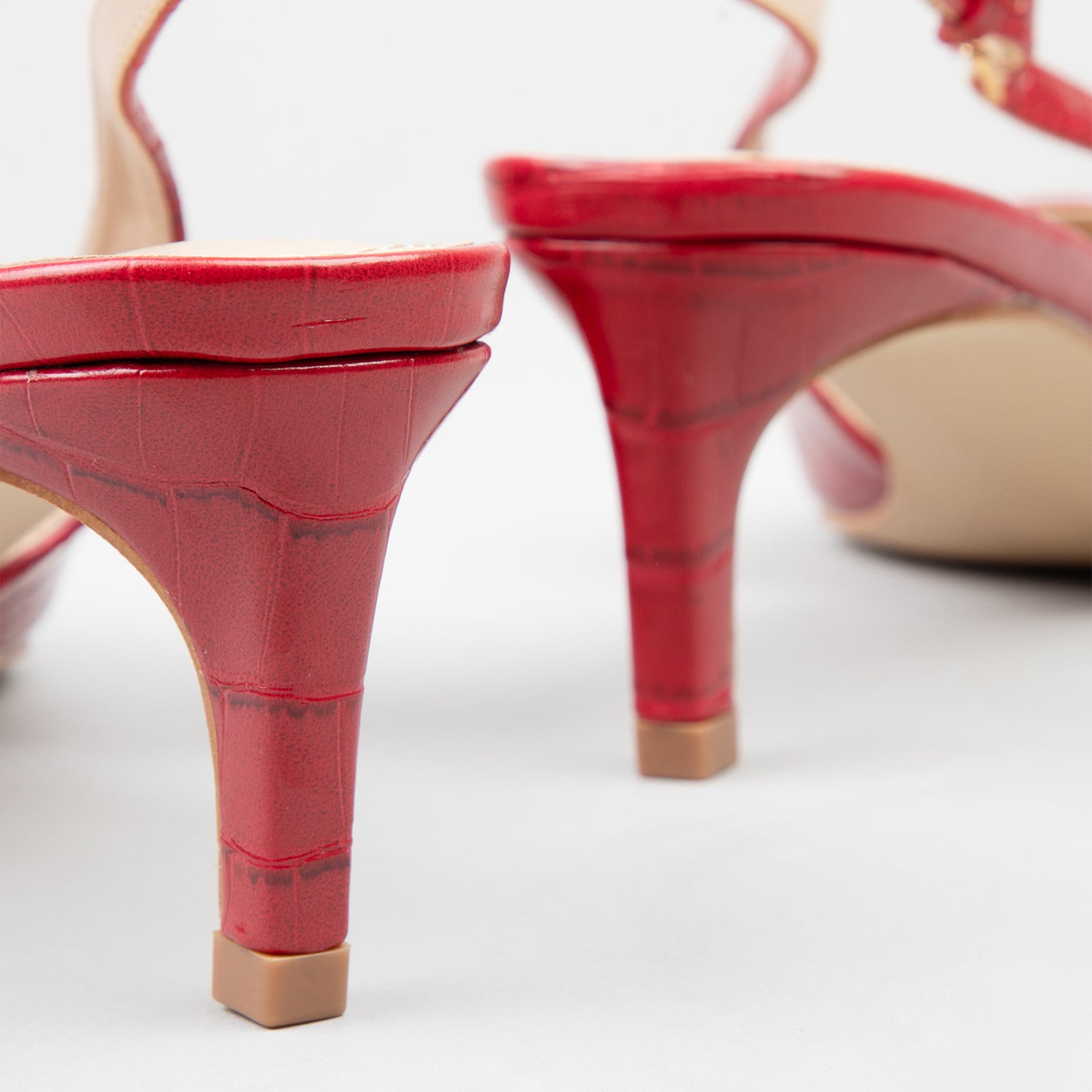 RAID Ravish Slingbacks in Red - Image 3