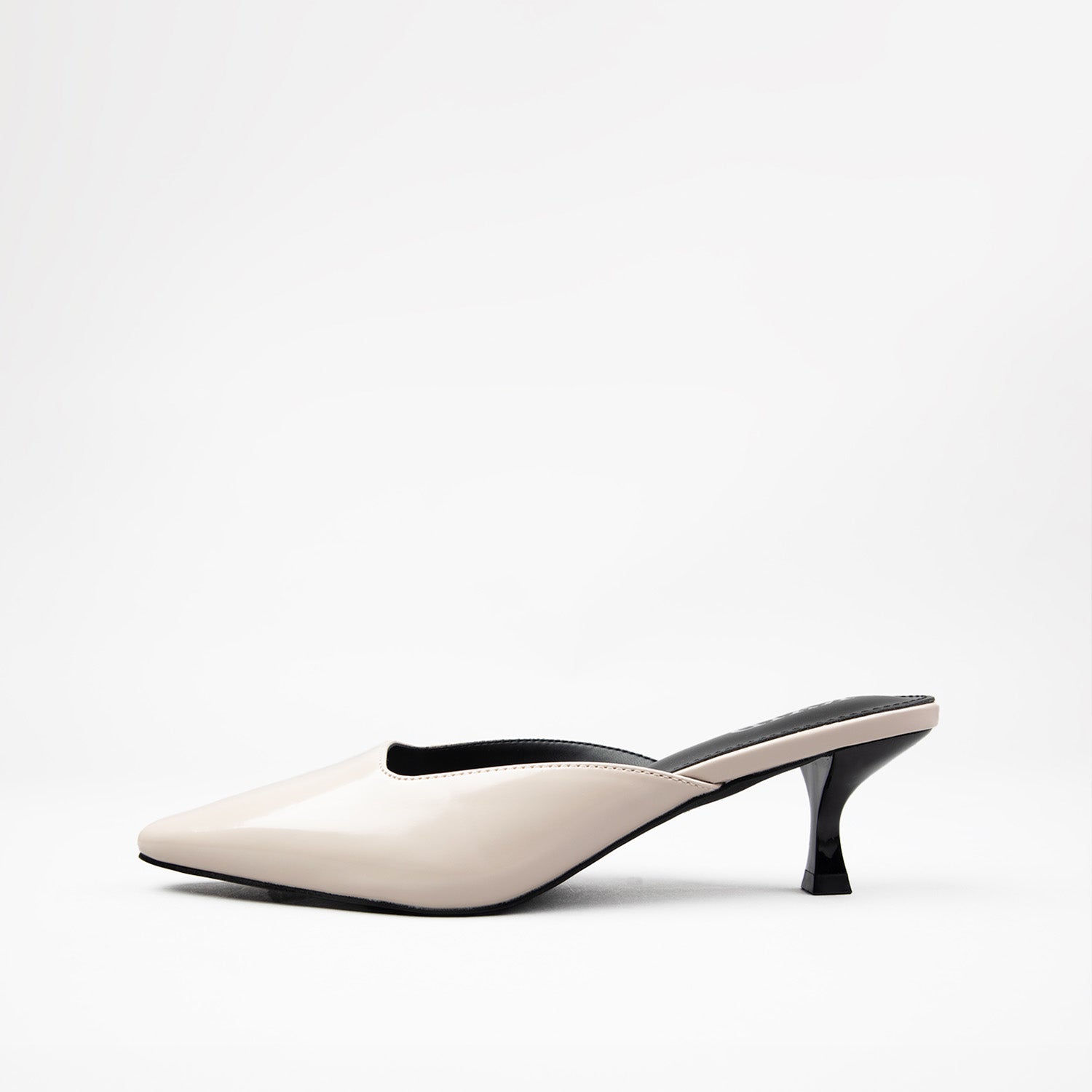 RAID Aarna Heeled Mules in Beige - Image 2