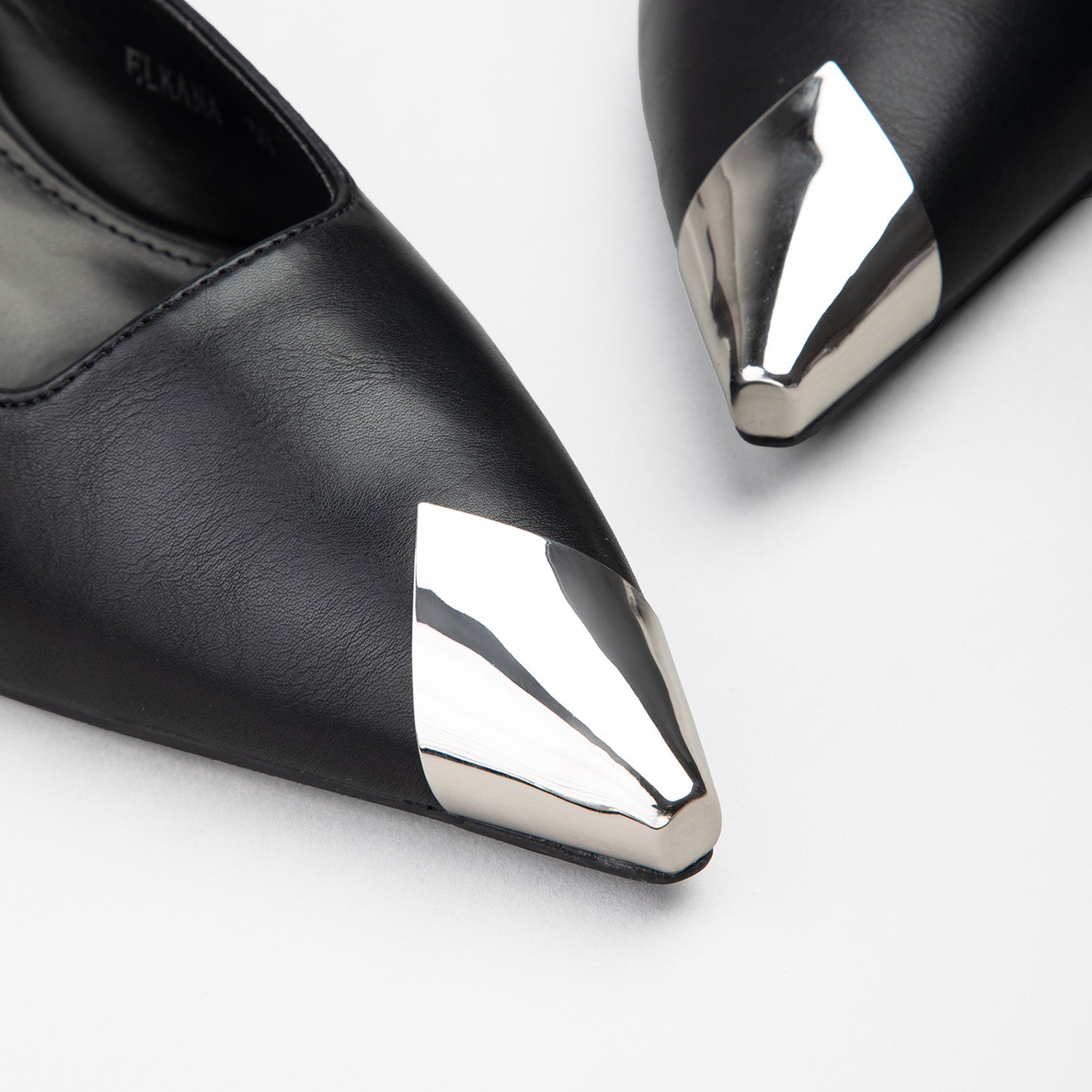 RAID Elkana Heeled Mules in Black - Image 2