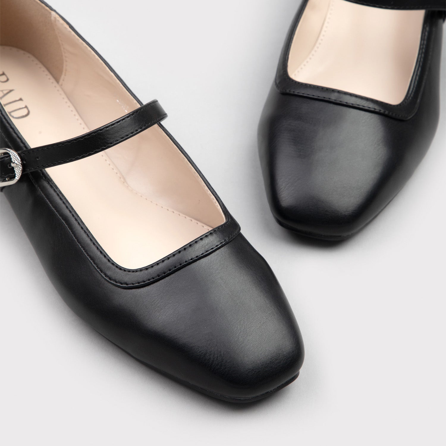 RAID Finni Flat Ballet Pumps In Black - Image 3