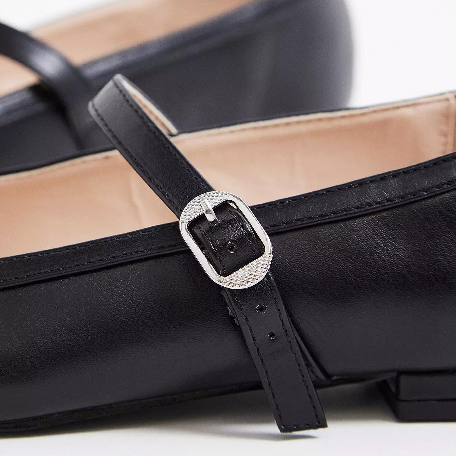 RAID Finni Flat Ballet Pumps In Black - Image 4