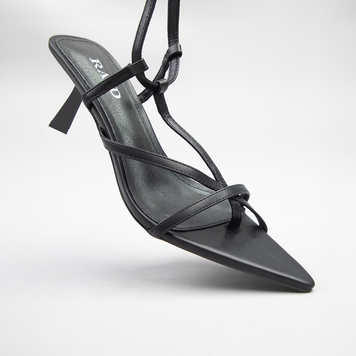 RAID Layne Heeled Sandals in Black - Image 3