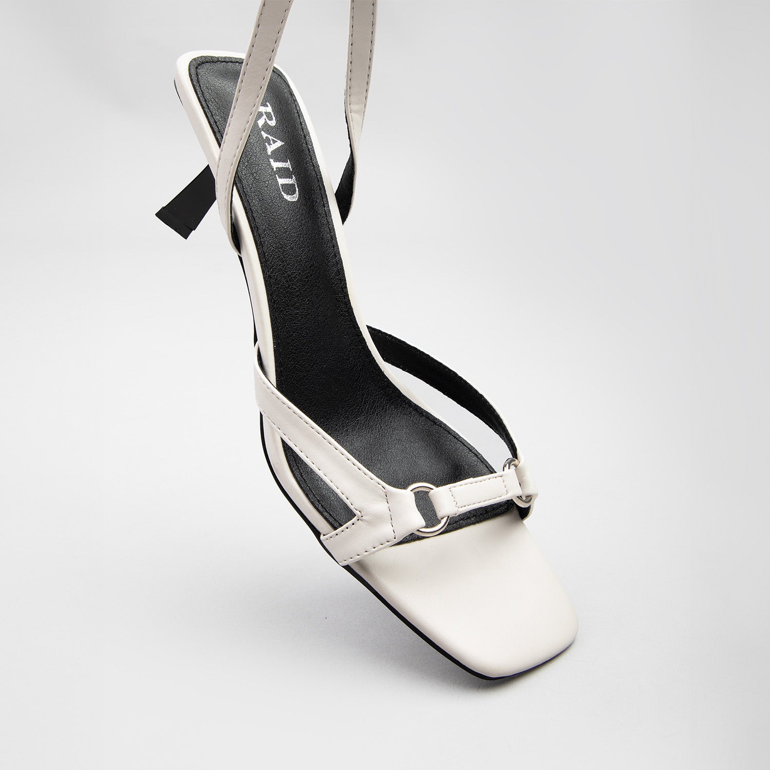 RAID Macie Heeled Sandals in Off White - Image 2