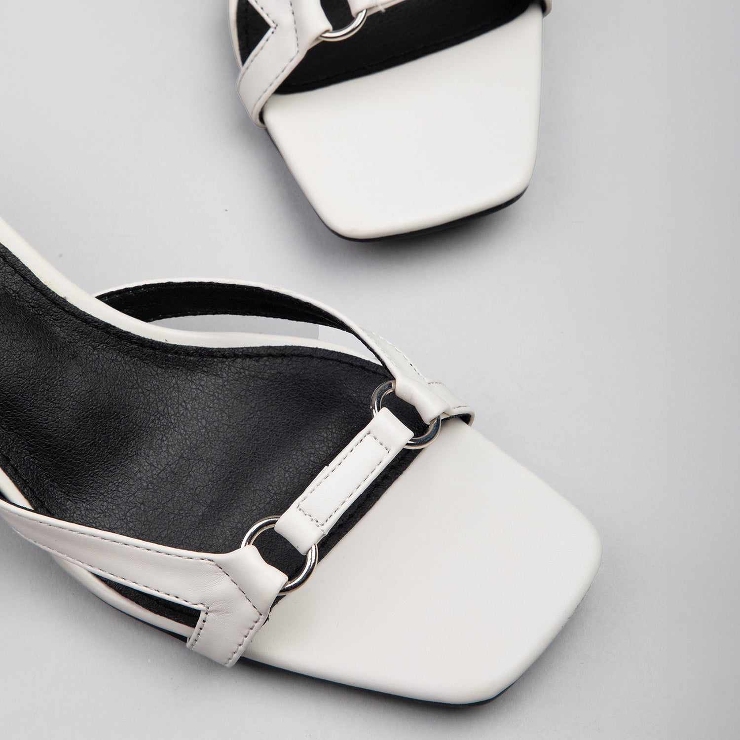 RAID Macie Heeled Sandals in Off White - Image 3